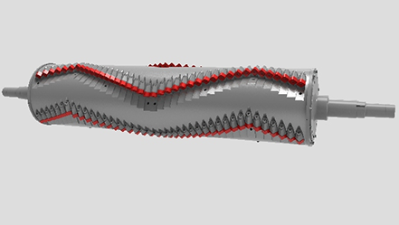 Patented Close-packed High-efficiency Shredding Shaft